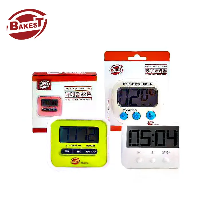 BAKEST Digital Kitchen Timer,Loud Alarm, Magnetic, Count Up Countdown with Switch for Cooking Baking Homework Game Exercise