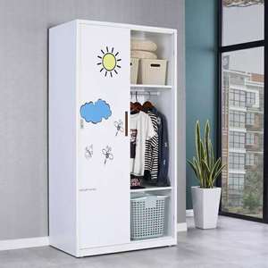 Almirah Acciaio Inox Vestiti Bianco <span class=keywords><strong>Armadio</strong></span> Porta Scorrevole Kleiderschrank 3tur <span class=keywords><strong>Armadio</strong></span> Macchina Fotografica Da Letto 3 Porta 2 Cassetto <span class=keywords><strong>Armadio</strong></span> - Product Image 2