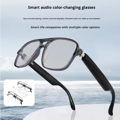 Trendy Smart BT Audio Glasses with Photochromic Lenses, Multiple Colors, Direct From Factory