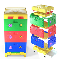 Multifunktionale Kunststoff-Bienenstockbox für Honigbienen-Rahmen Imkerei-Fütterungsausrüstung Imker-Werkzeuge Flow-Bienenstock