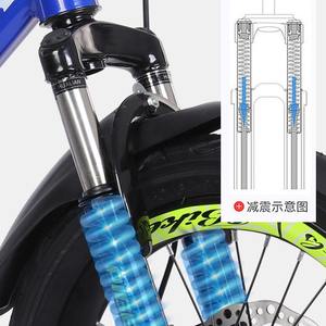 Bicicleta infantil Pigeon de 16 pulgadas, bicicleta unisex duradera para niños, color azul - Product Image 3