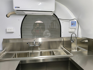 Xe bán thức ăn lưu động mới, phổ biến, đầy đủ tiện nghi, bán tại Châu Âu, thiết kế tùy chỉnh, có bồn rửa, xe bán cà phê, xe kéo bán thức ăn - Product Image 5