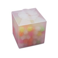 Caja de Embalaje de Plástico Acetato Transparente Personalizada, Caja de Embalaje Cuadrada Desechable para Juguetes, Patrón Rectangular para Cosméticos