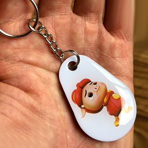 Tùy chỉnh 13.56MHz RFID <span class=keywords><strong>Key</strong></span> Fob 125Khz tk4100 kiểm soát truy cập keyfob gần RFID epoxy Keychain NFC Epoxy tag với chip 213/215 - Product Image 6