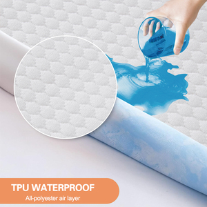 Sábana impermeable de capa de aire suave para todas las estaciones, antideslizante, con bolsillos profundos, para colchón de apartamento - Product Image 2