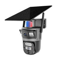 Cámara PTZ Solar VESAFE 4G 6MP para Exteriores, Visión Nocturna a Todo Color 24H, Lente Dual, Domo, Sistema de Vigilancia de Seguridad Inteligente para el Hogar