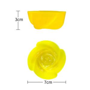 New Eco-Friendly Reusable Heat-Resistant Silicone Rose-Shaped Cupcake <b>Mold</b> for Baking Muffins and <b>Cakes</b> - Product Image 4