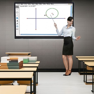 Pantalla Plana Interactiva SEEWORLD de 55, 65, 75, 86 y 100 <span class=keywords><strong>Pulgadas</strong></span>, Pizarra Digital Táctil Inteligente para la Enseñanza Escolar - Product Image 1