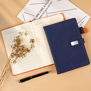 Coffret cadeau avec stylo, carnet de notes A5 en cuir PU, agenda de bureau, planificateur, journal - Product Image 4