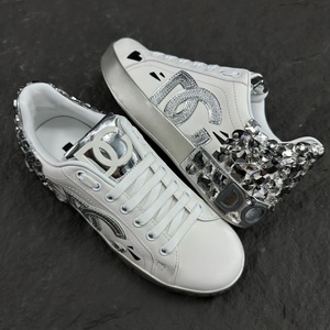 Livraison directe, nouvelles chaussures de créateurs de luxe tendance, baskets de sport originales pour hommes, Dolcegabban D, chaussures décontractées pour femmes, chaussures de marche - Product Image 2