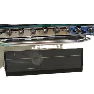 Fornello a <span class=keywords><strong>Gas</strong></span> a 5 Fuochi <span class=keywords><strong>con</strong></span> <span class=keywords><strong>Forno</strong></span>, Uscita Verticale Connessa, Barbecue Modello 1 da 900 mm di Larghezza - Product Image 5