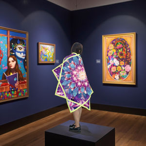 Jumbo Flowstar UV Baskılı Özelleştirilmiş Logo Yüksek Kaliteli Pamuk/Polyester Doğum Günü Hediyeleri Işıklı Mürekkepler Cadılar Bayramı Noel Müzik - Product Image 2