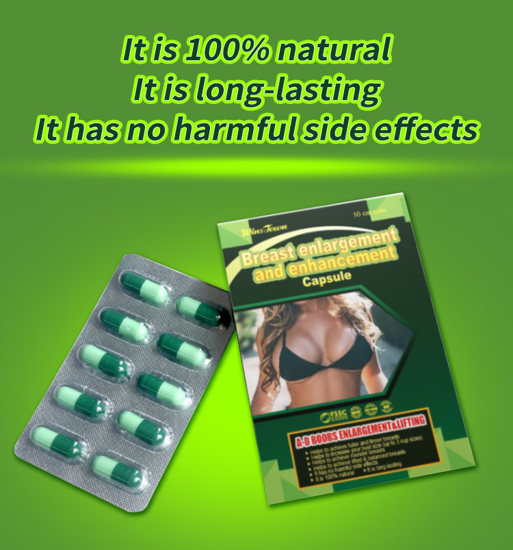 Breast Enhancement Pills Natural Breast Enlargement and Female Augmentation Supplement for Growth 10 Capsules big breast capsule