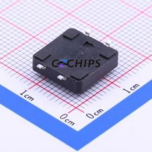 K2-1103SP-B4SW-04 Tactile Switch SMD-4P,12x12mm Switch Single Pole Single Throw Round Button 2.5N Vertical Mount - Product Image 2