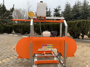 WEMAX 9hp Gasoline Engine Horizontal Sawmill with 6meters Track Rails Small <strong>Band</strong> <strong>Saw</strong> - Product Image 5