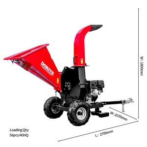 Trituradora de Madera K-maxpower de 15 HP con Licencia CE, Trituradora de Madera de Alta Calidad, Cortadora de Paja Forestal, Maquinaria Forestal de Gasolina, Trituradora de Hojas - Product Image 4