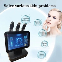 Appareil facial à jet d'oxygène 3 en 1, prix d'usine, appareil facial hydro-oxygène, exfoliant, appareil facial à bulles d'oxygène CO2