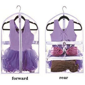 Fabricant direct <span class=keywords><strong>sac</strong></span> à poussière en PVC personnalisé pour les vêtements <span class=keywords><strong>de</strong></span> <span class=keywords><strong>danse</strong></span> pour enfants transparent avec logo OEM pour <span class=keywords><strong>Amazon</strong></span> Offre Spéciale - Product Image 6