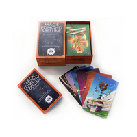 Özel Altın Varak Baskılı Ofset Kağıt Karton Düğün Davetiyesi Teşekkür Kartı Logolu Onaylama Kartları Tarot Kartları Rehber Kitabı