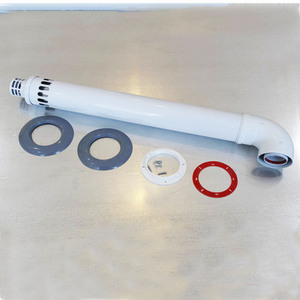 Chaudière à gaz / Poêle / Chauffe-eau Conduit <span class=keywords><strong>de</strong></span> fumée coaxial et concentrique 100/60 mm Conduit <span class=keywords><strong>de</strong></span> ventilation standard en aluminium - Product Image 5