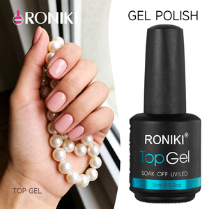 RONIKI Nuevo Esmalte de Uñas en Gel de 15ml con Acabado Diamante de Alto Brillo, Sin Necesidad de Limpiar, para Salón - Product Image 1