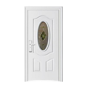 Cửa thép an ninh cho nhà ở bên ngoài lối vào chính sắt mạ kẽm tấm cổng thiết kế cửa thép phía trước nhập cho nhà - Product Image 6