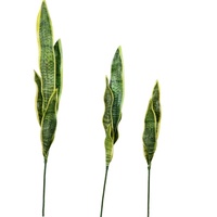 Offre Spéciale : Plante Artificielle Sansevieria (Lèvre de la Mariée) en Plastique, 30-100cm, pour Décoration Intérieure, Végétation de Bureau et Extérieur