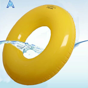 Anneau de bain gonflable en <span class=keywords><strong>PVC</strong></span> de couleur unique durable à bas prix pour piscine d'été flotteur enfants anneau de natation jouet pour enfants - Product Image 3