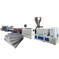 Máquina de extrusión de poste de valla de plástico PE/ PVC para exteriores, poste de valla espumosa
