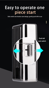 גברים רדיד שייבר USB USB נטענת להב כפול מיני גברים שייבר מכונת גילוח חשמלי - Product Image 6