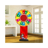 Jeu de Tirage Électrique Rotatif à Lumière LED, Sélecteur de Prix Aléatoire, Tombola de la Fortune, Roue de la Chance, Tambour de Loterie, Roue de la Fortune