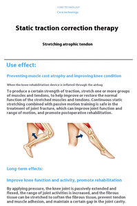 Alat Terapi Rehabilitasi Rumahan CPM Machine, Perlengkapan Latihan Fleksi dan Ekstensi Kaki, Pelatih Lutut untuk Terapi Rehabilitasi - Product Image 4