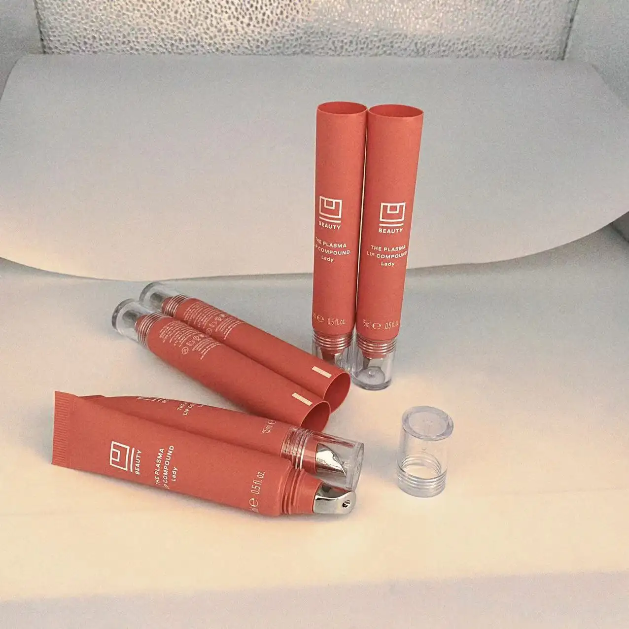 Custom Printed eye cream massage tube with Metal Applicator, Metal Head Tube for Eye Cream Package