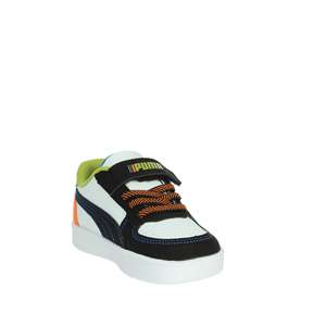 Baskets Puma pour enfants, style basketball, blanc et noir, taille 23, à enfiler, respirantes, tige synthétique, semelle extérieure en caoutchouc - Product Image 5