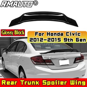 สปอยเลอร์หลังสำหรับ Honda Civic 2012-2015 รุ่นที่ 9 สปอยเลอร์ฝากระโปรงท้าย ปีกหลังคา ชุดแต่งรถยนต์ - Product Image 1