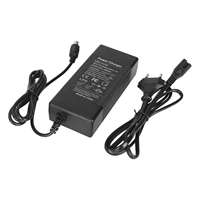 Chargeur de trottinette 42V 2A Prise EU pour la série M365/Pro Adaptateur secteur avec protection contre les surcharges Haute qualité ULIP Noir Chargeur Mi