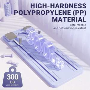 Planche de Pilates pliable multifonction améliorée, équipement d'exercice abdominal coulissant pour l'entraînement du tronc - Product Image 4