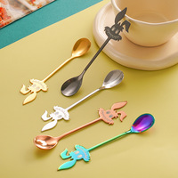 Cuillère à café, miel, glace et dessert Labugoblin en acier inoxydable 304 poli miroir, pour les fêtes