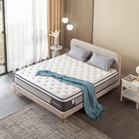 12-Zoll-Vakuum-Rollup-Verpackung Hotel 5-Sterne-Schaumfedermatratze Hybrid Gel Memory Foam Bonnel Compressed Spring Matratze