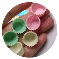 Cabochons plats en résine 3D, couleurs pastel, mignons, imitation gâteau, miniatures alimentaires, pour décoration artisanale DIY