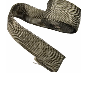 Bande adhésive en fibre de verre pour <span class=keywords><strong>tuyau</strong></span> d'échappement automobile 25 mm, <span class=keywords><strong>manchon</strong></span> d'isolation haute température de haute qualité - Product Image 1