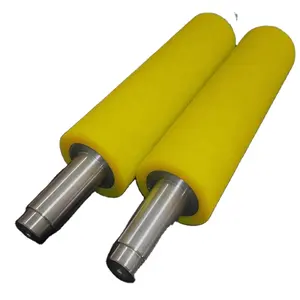 Industrial Customized Hard PU Rubber Covered Roller For printing machine