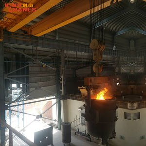 رافعة جسرية علوية ذات عارضة مزدوجة من نوع QDY لرفع الأواني الفولاذية المصبوبة في المصانع - Product Image 4