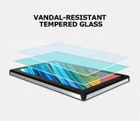 EKAA Moniteur à écran tactile mural industriel 8 "27" 43 "47" 55 "65" 75 "86" 110"