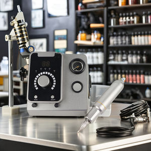Kit de machine à tatouer à micropigmentation SMP puissant réglable accessoires de maquillage permanents de <span class=keywords><strong>tatouage</strong></span> de cuir chevelu numérique de marque privée - Product Image 6
