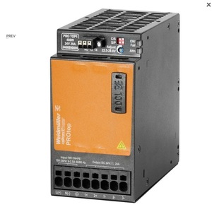 Alimentation électrique Weidmller Pro Eco 120W 24V 5A, alimentation industrielle à découpage - Product Image 3
