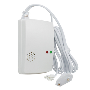 Kombinasi Sensor kebocoran <span class=keywords><strong>Gas</strong></span> alami & karbon monoksida detektor Plug di Alarm LPG propana untuk dapur dengan katup Solenoid <span class=keywords><strong>Gas</strong></span> - Product Image 2