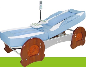 Lit <span class=keywords><strong>de</strong></span> massage corporel complet en cuir PU avec <span class=keywords><strong>rouleau</strong></span> <span class=keywords><strong>de</strong></span> <span class=keywords><strong>jade</strong></span> pour thérapie thermique, tendance, garantie 1 an - Product Image 3