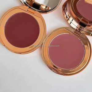 Poudre de blush minérale hautement pigmentée, waterproof, multi-couleurs, pour peaux claires, longue tenue, vente en gros, marque de luxe, surligneur pour les joues - Product Image 3