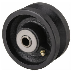 Roulettes de roue à rainure en V <span class=keywords><strong>pour</strong></span> <span class=keywords><strong>porte</strong></span> <span class=keywords><strong>coulissante</strong></span> en acier avec roulement - Product Image 2